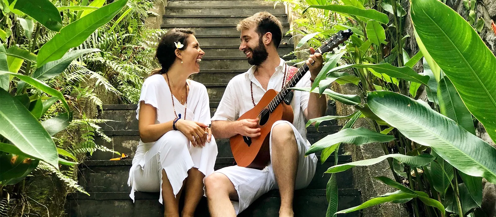 The Rileybirds outdoors in Ubud